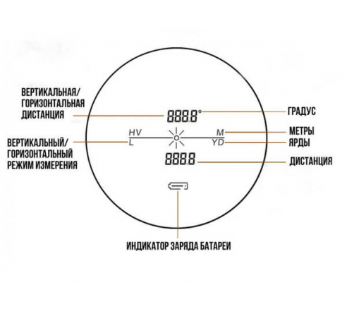 Дальномер DISCOVERY D800 (Серый)