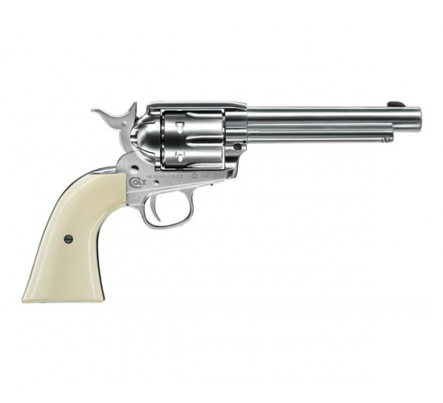 Пневматический револьвер Umarex Colt Single Action Army (SAA) .45 BB Nickel