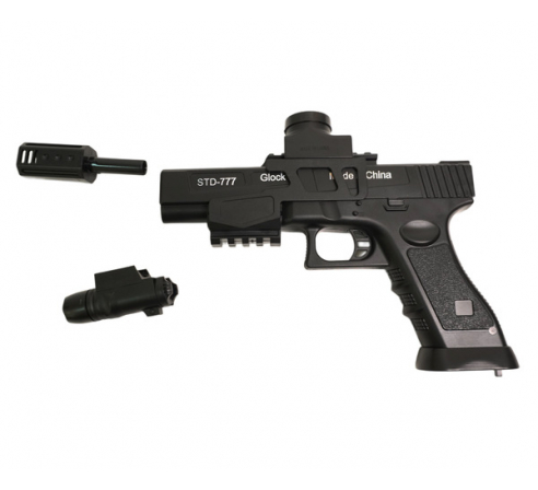 Пистолет бластер Angry Ball Glock (777)
