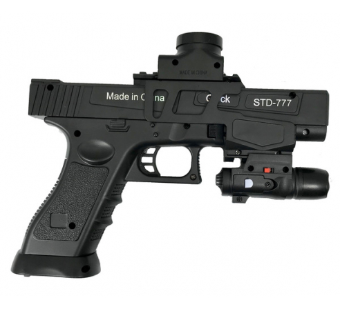 Пистолет бластер Angry Ball Glock (777)