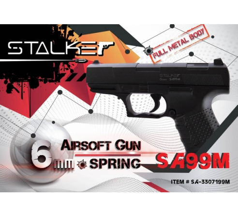 Пневматический пистолет спринговый Stalker SA99M (аналог Walther P99)