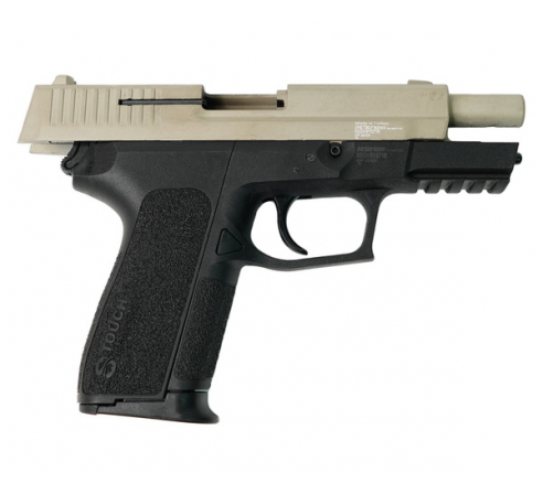 Пистолет охолощенный СХП RETAY S2022, (Sig Sauer), кал. 9mm. P.A.K, сатин
