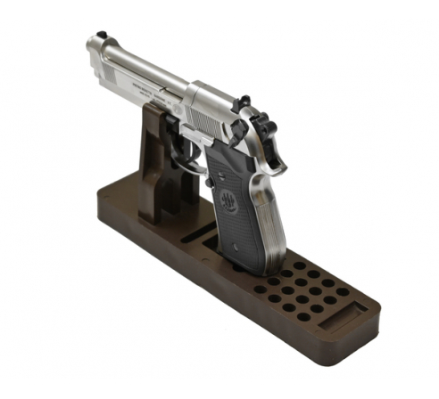 Пневматический пистолет Umarex Beretta 92 FS Никель с чёрн. накладками (аналог беретты 92)