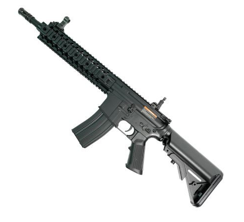 Автомат страйкбольный CYMA M4, нейлон, пластик, скл.прикл, ЗУ, АКБ (CM501)