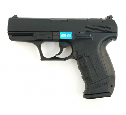 Страйкбольный пистолет WE WALTHER P99 GBB, металл, WE-PX001-BK