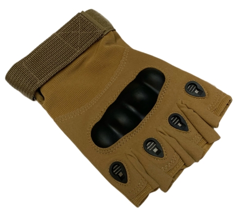 Перчатки тактические RealArm Z903 без пальцев песочного цвета M