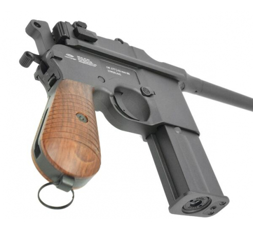 Пневматический пистолет Gletcher M712 (аналог маузера)