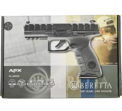 Пневматический пистолет Beretta APX (черный метал, пластик)