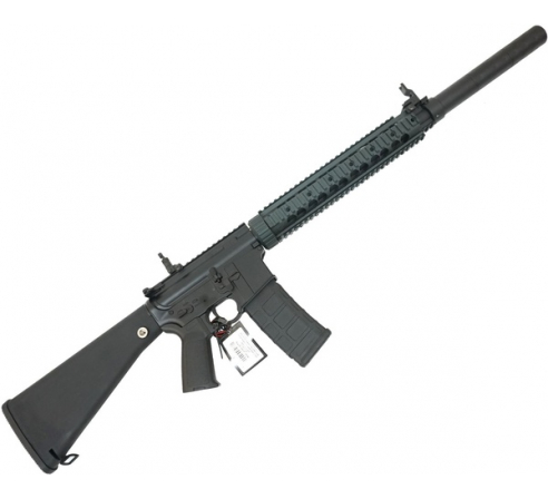 Страйкбольный автомат CYMA M16A4, металл, пластик, модератор, RIS, ЗУ, АКБ - CM072