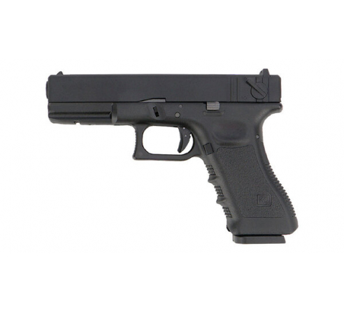 Пистолет страйкбольный KJW GLOCK G18 GBB GAS, авт., мет. слайд (KP-18) GAS