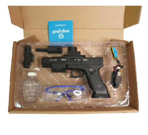 Пистолет бластер Angry Ball Glock (777)