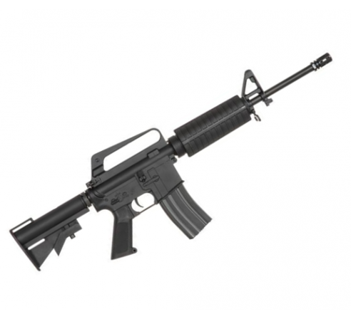 Страйкбольный автомат CYMA XM177, металл, черн.пластик, ЗУ, АКБ - CM009D