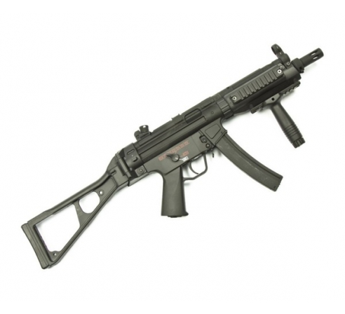 Страйкбольный автомат CYMA MP-5, AEG, металл, пластик, РИС, складной приклад, ЗУ, АКБ - CM041