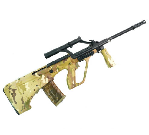 Страйкбольный автомат  APS Steyr AUG-A1 PARA Adjustable Scope (630mm), AEG, металл, пластик - KU904M