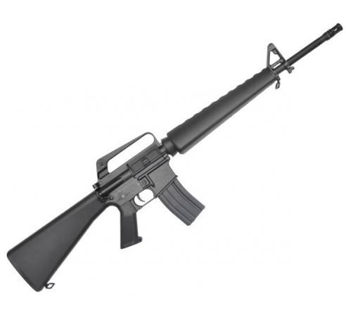 Страйкбольный автомат CYMA M16A1 Vietnam Version, металл, черн.пластик, ЗУ, АКБ - CM009A1