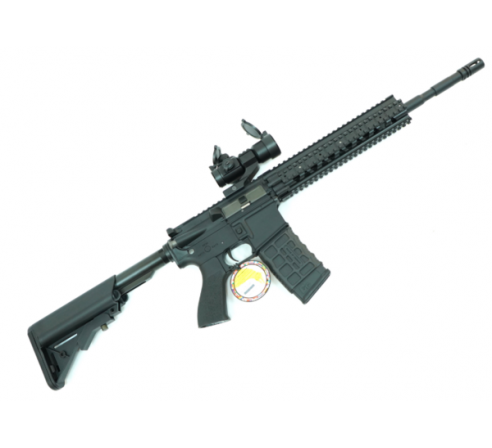 Страйкбольный автомат G&G CM16 R8-L, body - plastic (130-140 m/s) EGC-16P-R8L-BNB-NCM