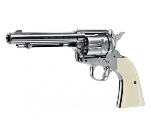 Пневматический револьвер Umarex Colt Single Action Army (SAA) .45 BB Nickel