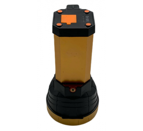 Фонарь RealArm с боковым светом золотой  Z12 USBT6