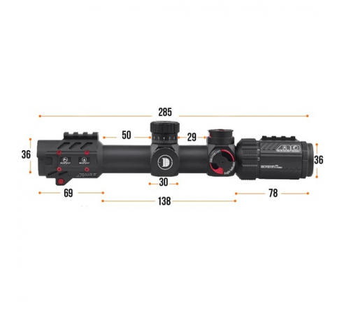 Оптический прицел DISCOVERY WG 1.2-6X24IRAI FW30