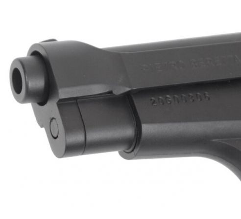 Пневматический пистолет Beretta M84 FS сплав, черный, (Blowback)