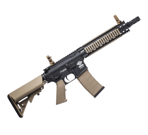 Страйкбольный автомат G&G CM18 MOD1, body - plastic (130-140 m/s) EGC-18P-MD1-BNB-NCM