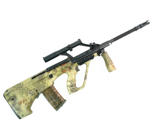 Страйкбольный автомат APS Steyr AUG-A1 Military Adjustable Scope(790mm)AEG,металл,пластик, KU902HL