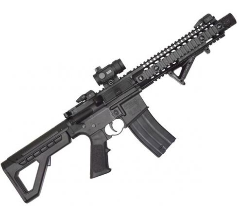 Пневматическая винтовка Crosman DPMS SBR Full Auto (M16, 3 Дж, коллиматор)