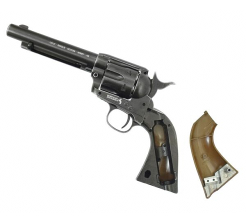Пневматический револьвер Umarex Colt SAA 45 Pellet Antique (пулевой)