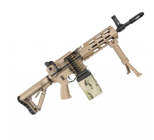Страйкбольный автомат G&G CM16 LMG DST (130-140 m/s) EGC-16P-LMG-DNB-NCM