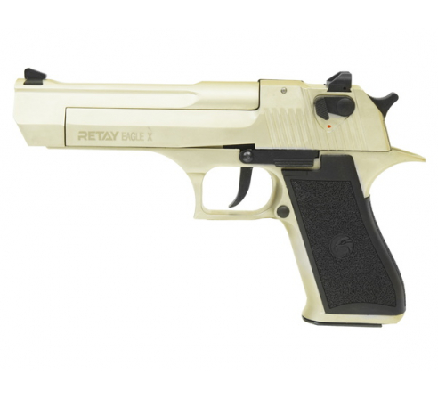 Пистолет охолощенный СХП RETAY Eagle X (Desert Eagle) 9mm P.A.K, сатин
