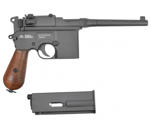 Пневматический пистолет Gletcher M712 (аналог маузера)
