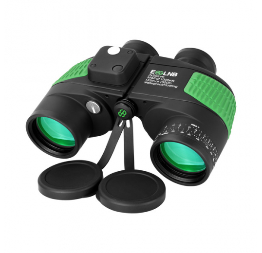 Бинокль RealArm армейский в чехле 7X50 HD W18 водонепроницаемый, с компасом