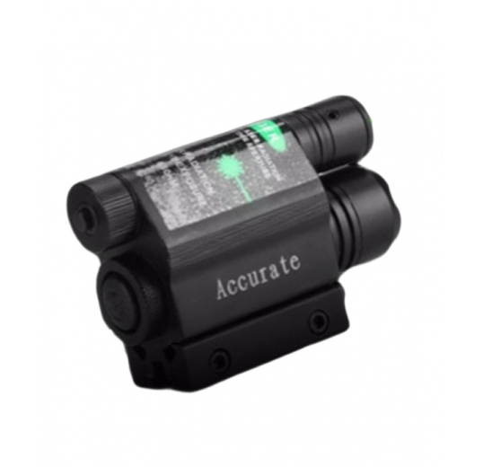 Лазерный целеуказаель (ЛЦУ) + подствольный фонарь RealArm BST-7 зел.